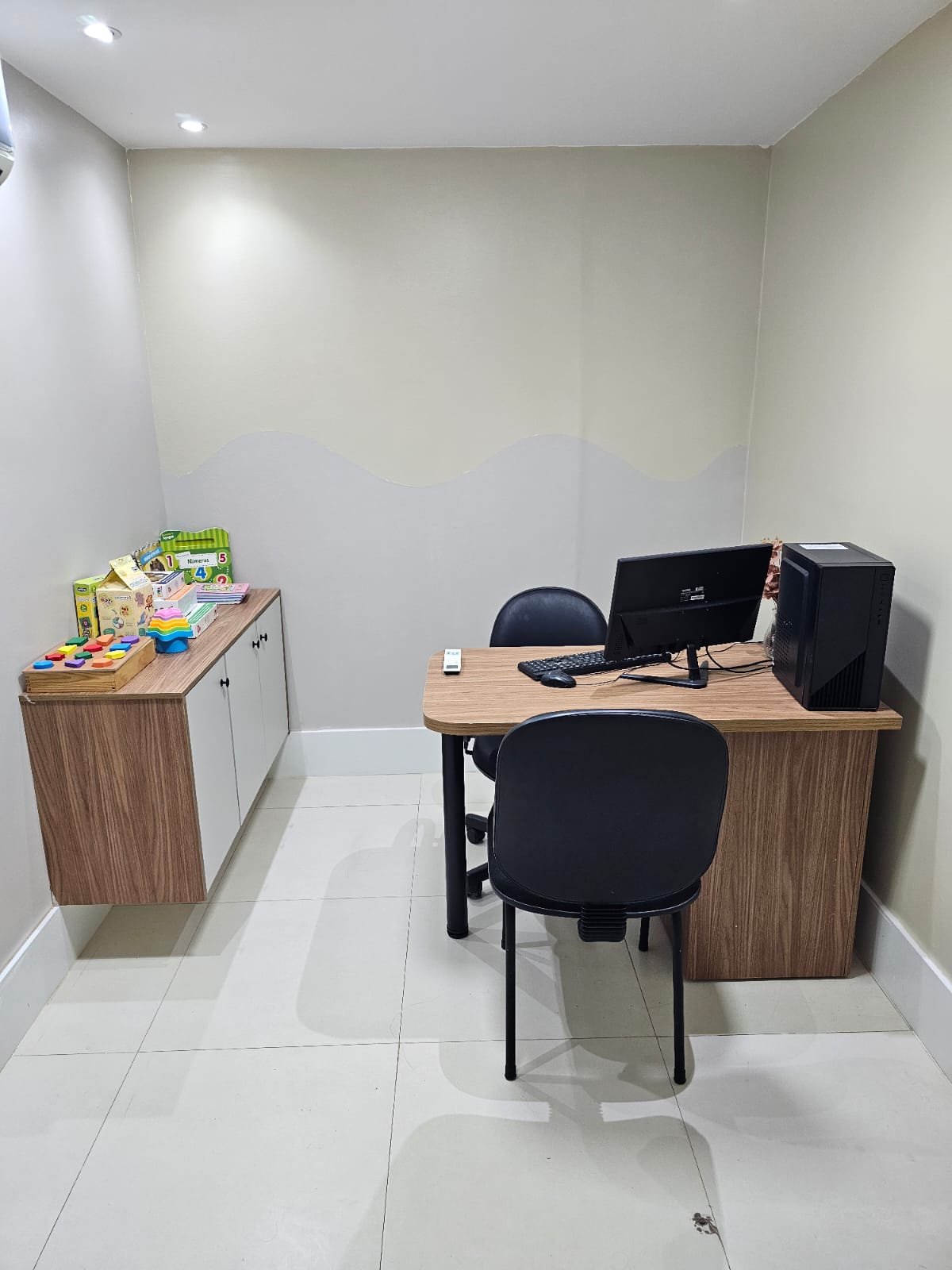 Sala de atendimento da Diamante Clinic